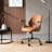 Rayniya Ergonomic Suede Executive Task Chair with Padded Arms, Swivel & Tilt, for Home Office-154675362