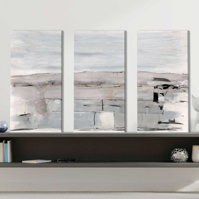 «Faraway Field» par Susan Jill - peinture sur toile tendue 3 pièces
