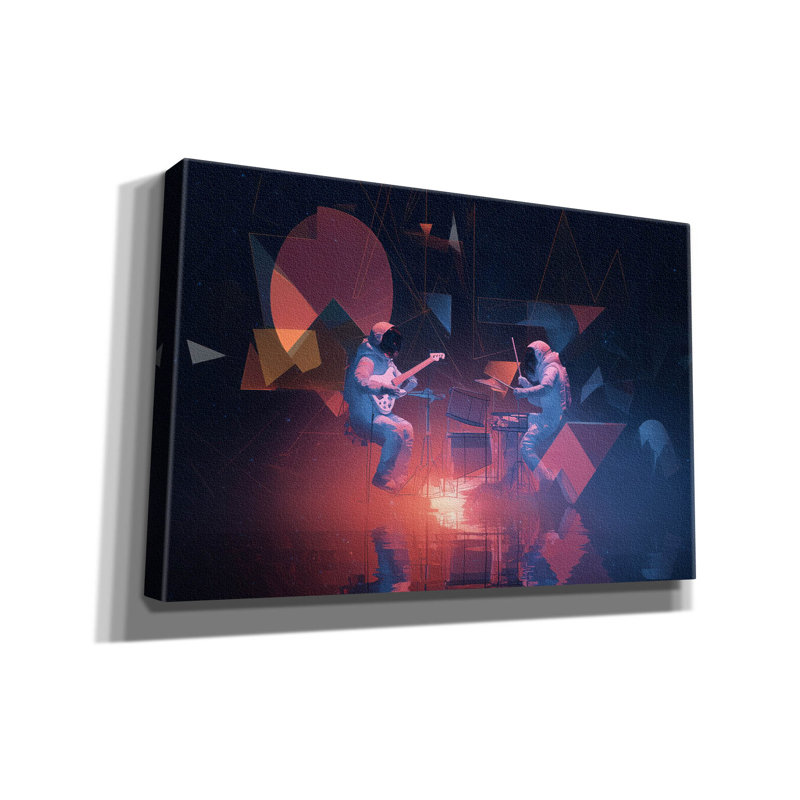 Toile épique «Rhythms of the Galaxy» par Ann Klee, graffiti épique, 60 po x 40 po, H 40 po x l 60 po