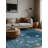 Machine Washable Blue Area Rug-687664011