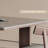 Modern Simple Dining Table And Chairs 4 - Person Double Pedestal Dining Set-100780006