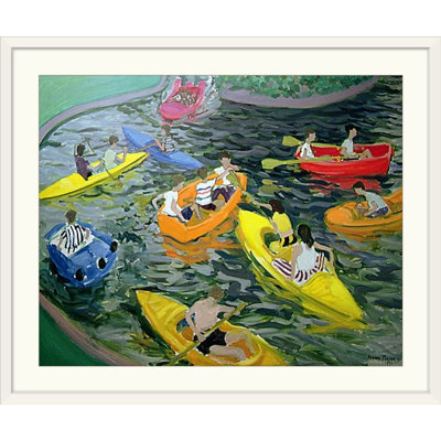 Wichita «Canoes Wickstead Park» par Andrew Macara, reproduction d'art