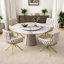 Helmville Tufted Velvet Metal Armchair (1Pcs)-1295454516-1326291471