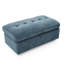 Double canapé inclinable avec port de charge USB et repose-pieds de rangement-180296367