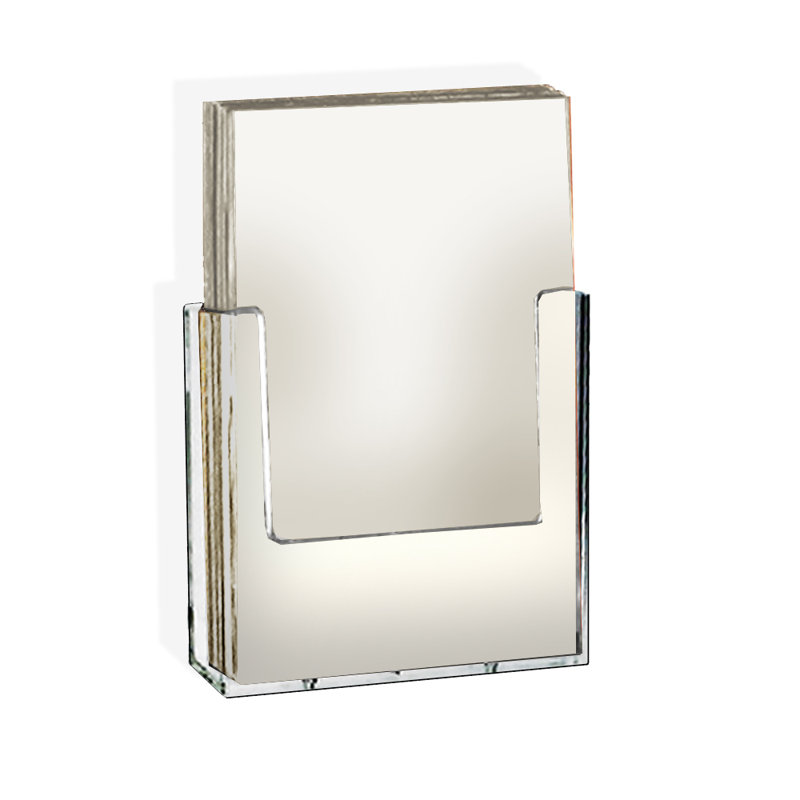 Trifold Wall Mount. Inside Dimension: 4.125"W, 10-Pack