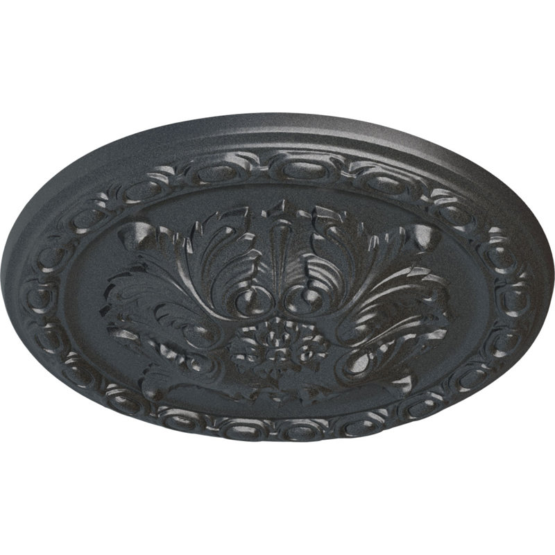 Médaillon de plafond H 11,75 po x l 11,75 po Stockport, Étain