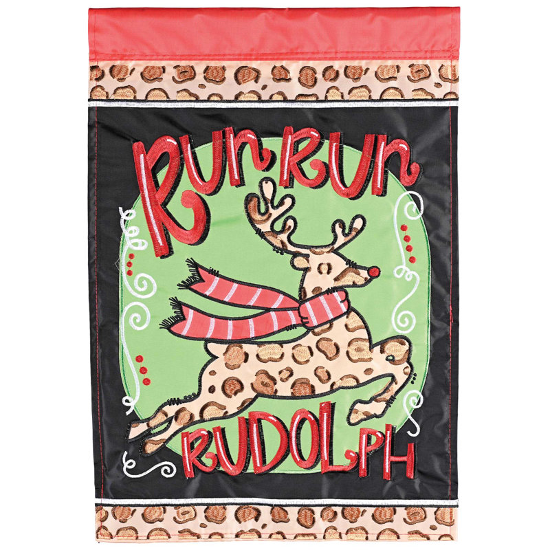 Drapeau renne Run Run Rudolph