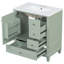 Meuble-lavabo avec lavabo en céramique Heather-1087343548