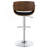 Black And Chrome Adjustable Bar Stool