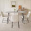 5-Piece Dining Table and Chairs ,Dining Room Set with 4 Modern Chairs-64484358-64484353