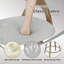 Tabourets de comptoir pivotants courbés et rembourrés - Design moderne Mid-Century-1943445839