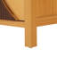 Meuble-lavabo de style moderne Mid-Century 30 po avec lavabo - Armoire autoportante en bois artistique avec 3 tiroirs et porte à fermeture en douceur, panneau à cannelures bicolore