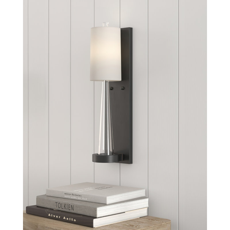 Junia 1 - Light Flush Mounted Sconce, Oil Rubbed Bronze