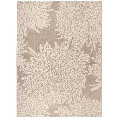 Tapis à motif floral Chrysanthemum Martha Stewart