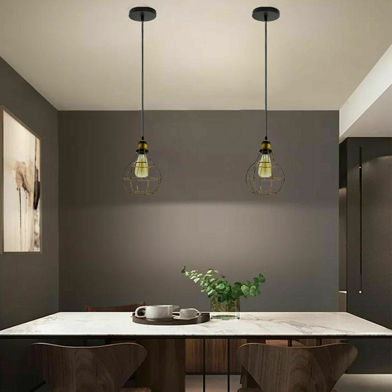Sugartown 1 - Light Black Geometric Pendant