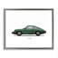 Cadre flottant vert, modèle de voiture rétro, design par Mark Rogan-992693129-992693128