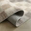 Tapis à carreaux beige, brun et brun 7 pi x 10 pi (6 pi 7 po x 9 pi 6 po) Branch Branch Emil-1678682995