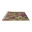 Tapis 100% à motifs lavables à la machine 2989 Pat592 BRN-931946456