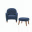 Fauteuil moderne avec repose-pieds et repose-pieds Modern-1426493172