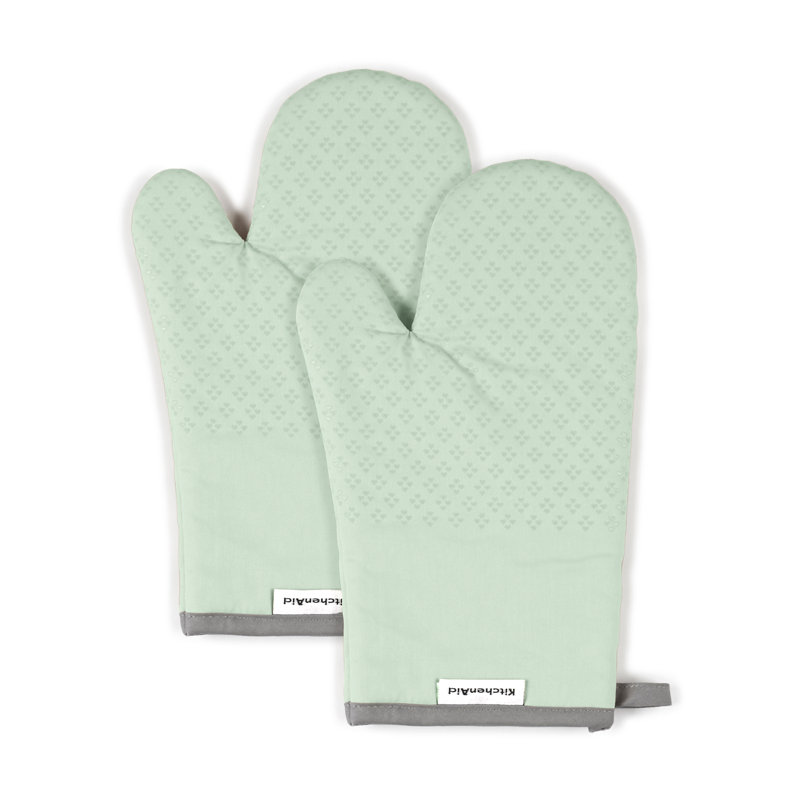 Gant de cuisine texturé en forme d'astéroide KitchenAid, Vert clair