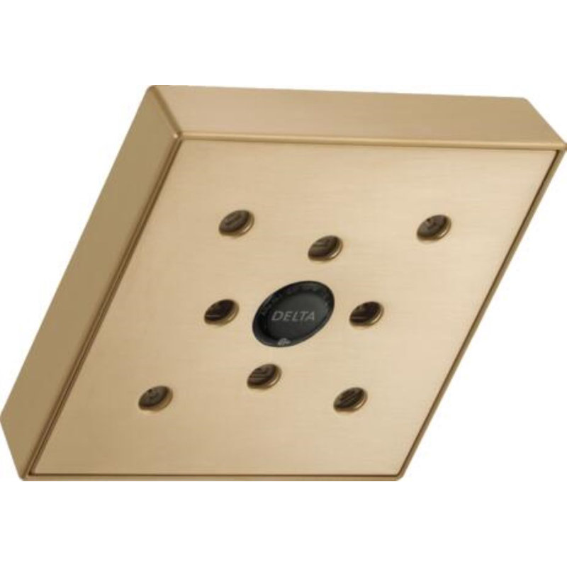 Pomme de douche à faible débit 1,75 gallons par minute avec technologie H2okinetic, Bronze champagne lustré