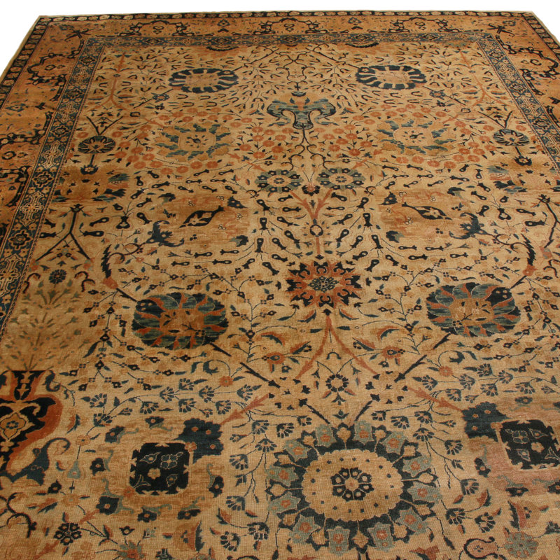 Wool Floral Area Rug