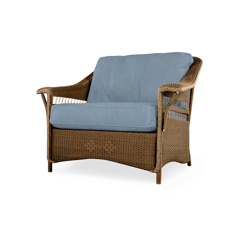 Nantucket Outdoor Lounge Chair, Decorline Natural, Bark