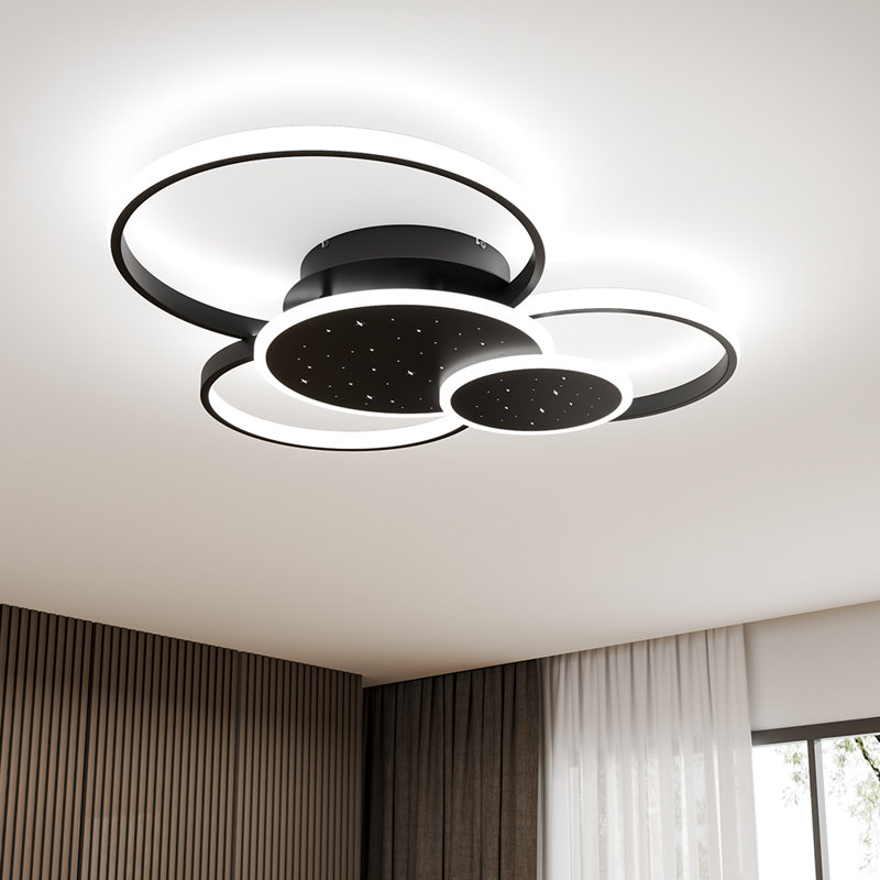 Autiana LED Flush Mount, 10cm H x 74cm W x 61cm D