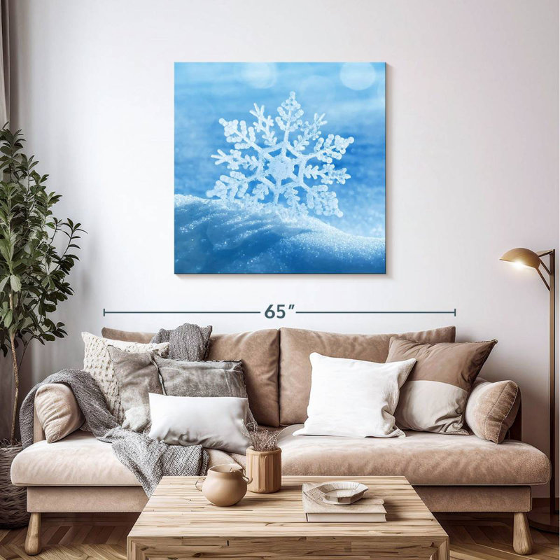 Flocon de neige d'hiver Alvord, H 39 po x l 39 po