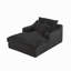 Canapé à compression confortable de 47,24 pouces de style moderne avec coussin unique, chaise longue pour salon, chambre à coucher, appartement, bureau-1572350043