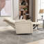 Fauteuil inclinable pivotant électrique avec rotation à 270°, tablette et port USB