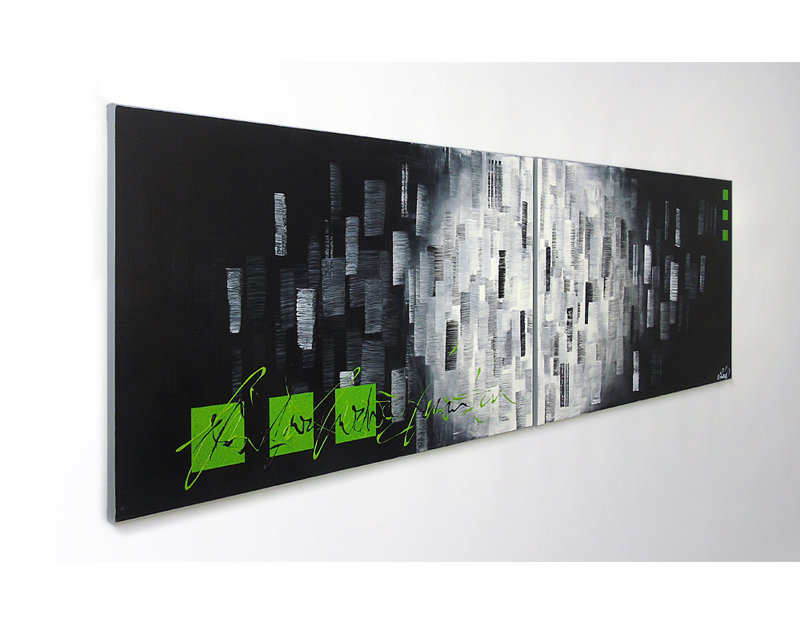 2 Piece Panoramic Painting on Canvas