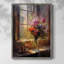 Reproduction encadrée FLORAL Series DCCL XXVII - bois massif-499088581