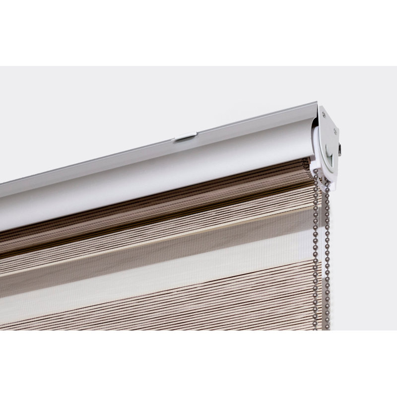 Semi Sheer Zebra Shades, Milan Beige, 250 cm L x 120 cm W