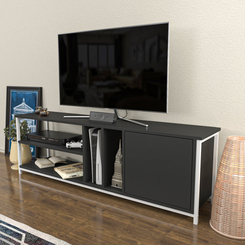 Marque TV Stand for TVs up to 70", White/Anthracite