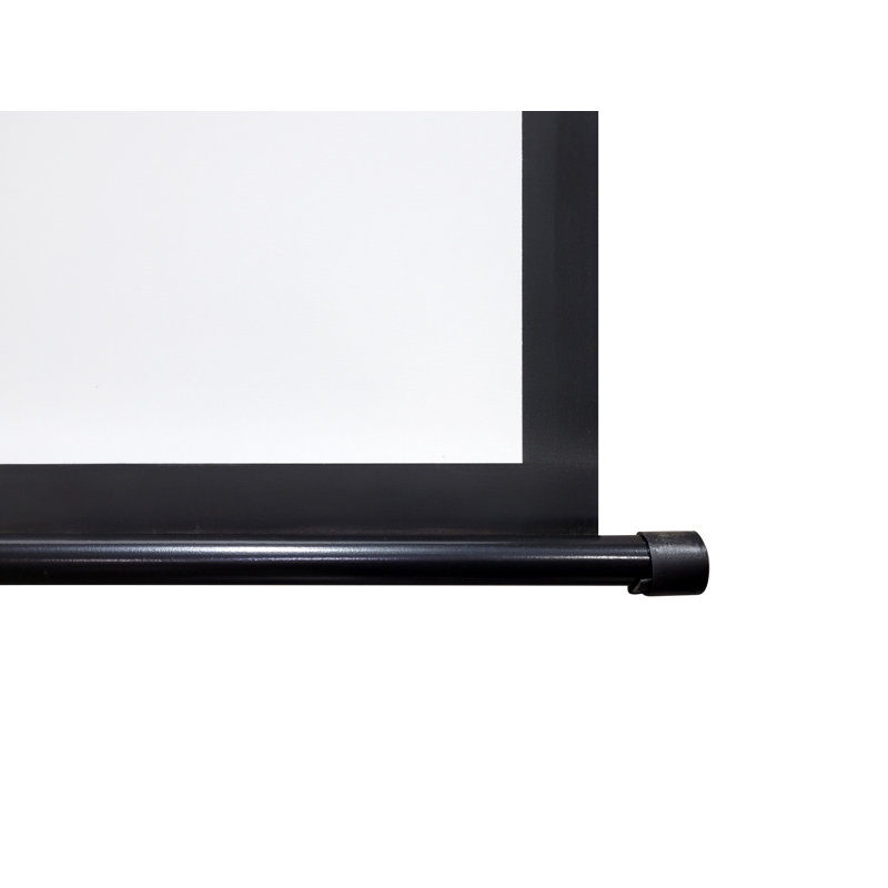 Manual Series Pull-Down Projection Screen, Black housing, 142" Diagonal
