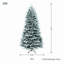 Sapin de Noël floqué / givré Valentina-209804984