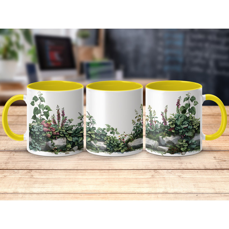 Ceramic Coffee Mug, Yellow