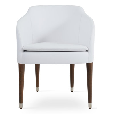 Alphine Upholstered Solid Back Dining Chair