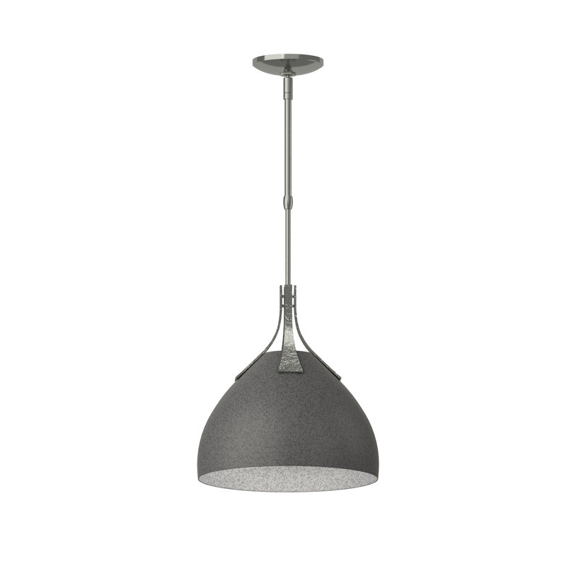 Summit 1 - Light Single Dome Pendant, Natural Iron, Sterling