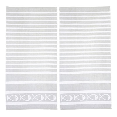 Salette 100% Cotton Midweight Beach Towel