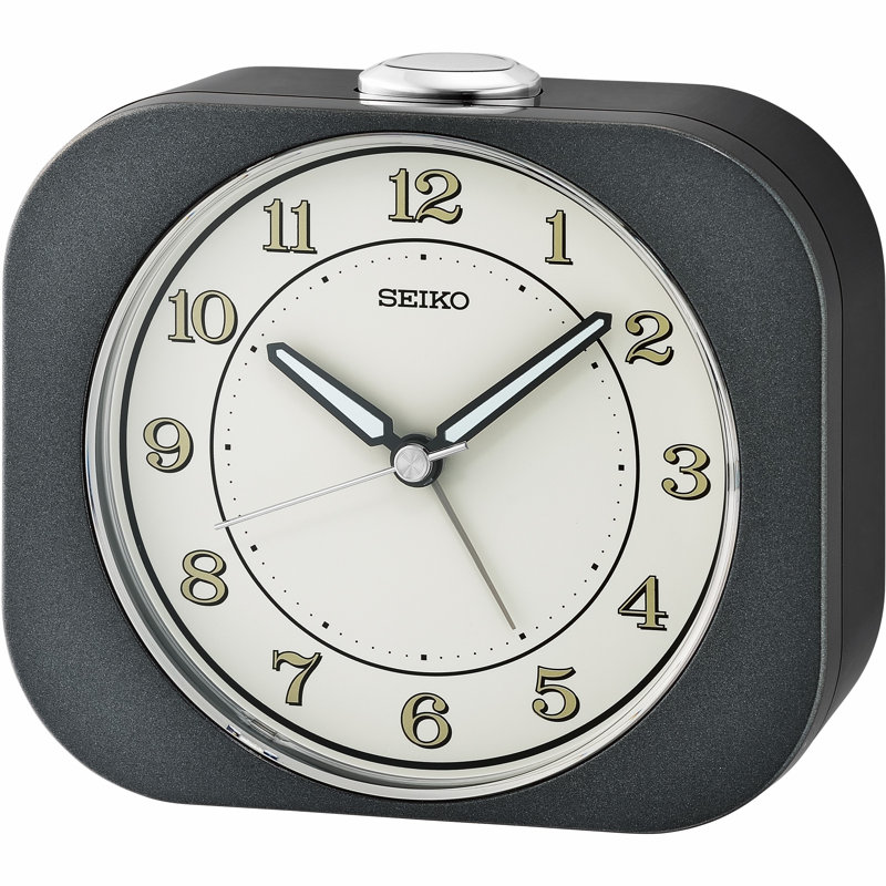 Alarme de chevet, quartz, Noir