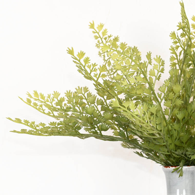 22 po, verdure artificielle, branche de feuillage de fougère, longue tige de ferme pour décorations de table de centre de table de bureau à domicile