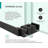 Fine Fixtures 60" Frameless Adjustable Double Sliding Tub Door – Black Hardware-121359355