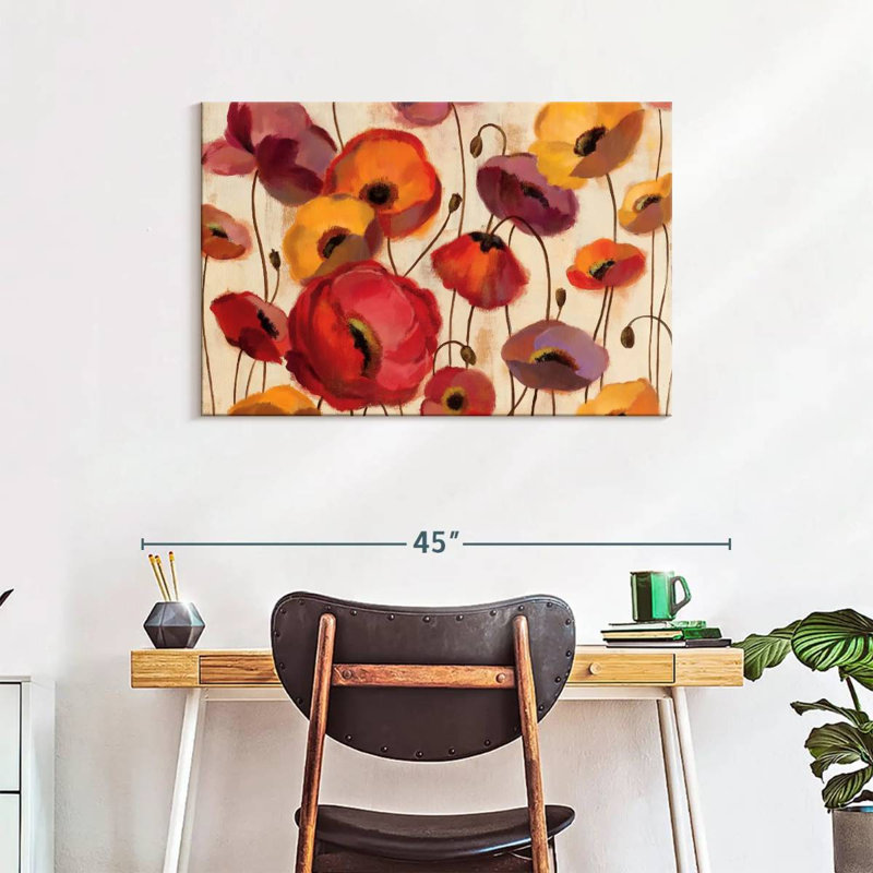 Harnek Sunrise Anemones, 24" H x 36" W