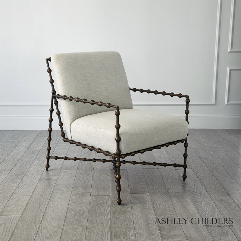 Elder Lounge Chair-Bronze-Cambric Stone