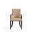 Shubert Modern Vegan Leather and Velvet Upholstered Beech Wood Dining Chair in Tan-1253829175-1220645876
