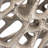 Contemporary Cutout Sculptural Metal Aluminum Flower Vase for Dining Area Styling - Modern Tall Table Accent Display for Home Decor-89109936-89109937