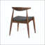 Ensemble de 2 chaises de salle à manger en bois d'hévéa avec dossier ergonomique et coussins confortables, parfaits pour les décors campagnards et Mid-Century