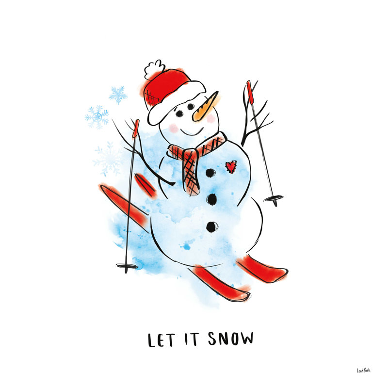 Neige beaucoup de plaisir III, H 12 po x l 12 po, Non, Toile tendue